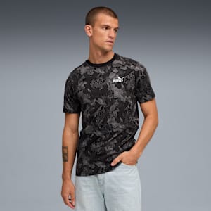 Essentials Camo Men's Relaxed Fit T-shirt, PUMA Black, extralarge-IND