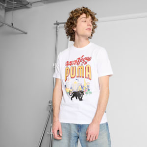 Las Vegas Billboards Men's Graphic Tee, PUMA White, extralarge