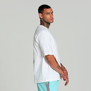 Floral Sport Men's Boxy Tee, PUMA White, extralarge