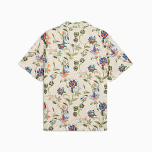 Floral Sport Men's Graphic Shirt, Alpine Snow, extralarge