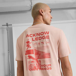 GRAPHICS Recovery Men's Tee, Rose Quartz, extralarge