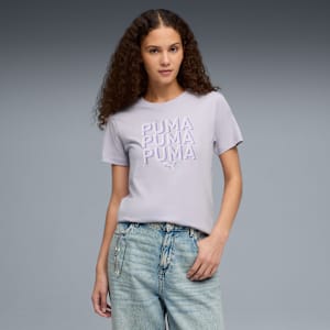 Stacked Women's Tee, Lilac Crush, extralarge