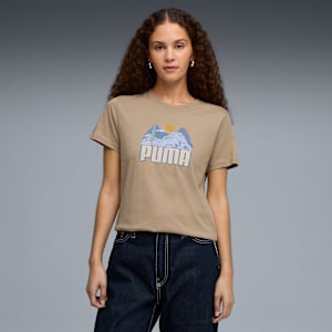Playera estampada Nature para mujer, Ice Coffee, extralarge
