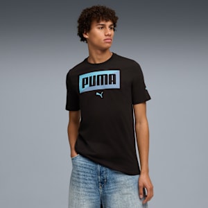 Split Box Tee Men, PUMA Black, extralarge