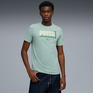 Split Box Tee Men, Light Moss, extralarge