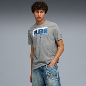 Split Box Tee Men, Medium Gray Heather, extralarge