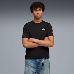 Puma Basket Left Chest Tee Men, PUMA Black, extralarge