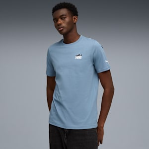 Puma Basket Left Chest Tee Men, Cool Blue, extralarge