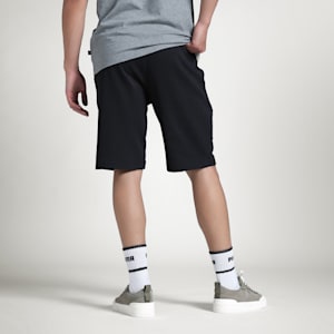 Men's Essential Jersey Shorts, PUMA Black-Cat, extralarge-IND