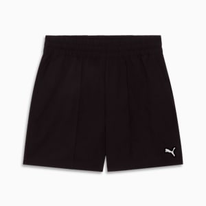ESS Woven Pin Tuck Short Women, PUMA Black, extralarge