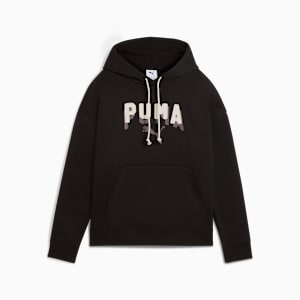 Ess Double Up Hoodie Women, PUMA Black, extralarge