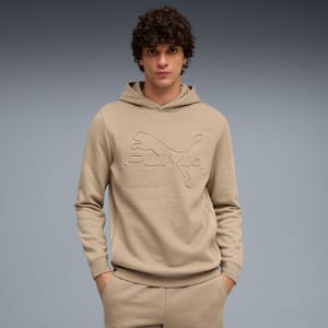 PUMA Elevated Essentials Men's Hoodie, Ice Coffee, extralarge