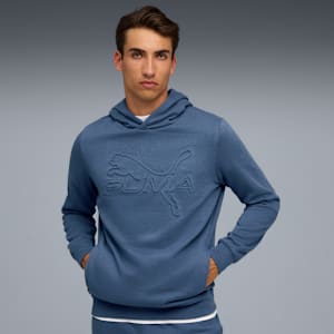 PUMA Elevated Essentials Men's Hoodie, Dark Indigo, extralarge