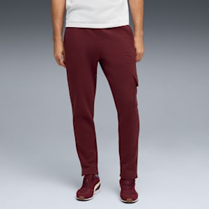 Cargo Pants Essentials Embossed para hombre, Ruby Shimmer, extralarge