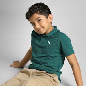 Essentials Pique Youth Short Sleeve Polo T-shirt, Malachite, extralarge-IND