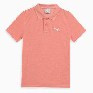 Essentials Pique Youth Short Sleeve Polo T-shirt, Poppy Pink, extralarge-IND