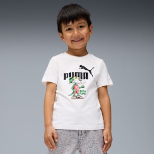 Super PUMA Graphic Tee Kids, PUMA White, extralarge