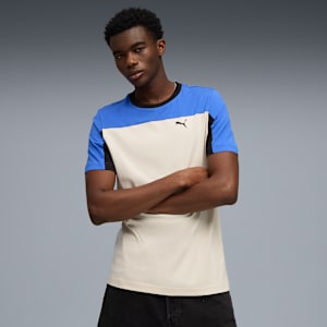 ESS TRIPLE BLOCK Tee Men, Mountain Blue, extralarge