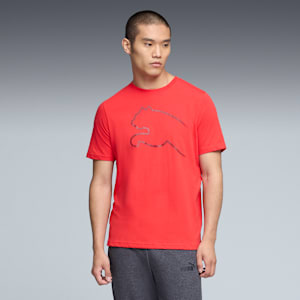 Graphics Gradient Men's Tee, For All Time Red, extralarge