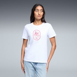 Graphic Western Tee Women, PUMA White, extralarge