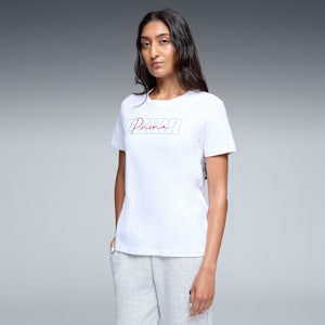 GRAPHIC Logo Tee Women, PUMA White, extralarge