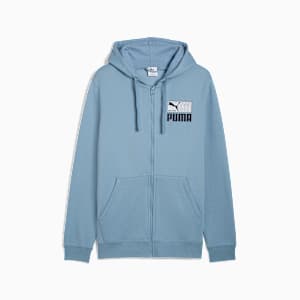 Graphic Repeat FZ Hoodie Men, Cool Blue, extralarge