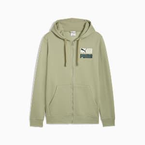 Graphic Repeat FZ Hoodie Men, Lux Army, extralarge