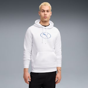 PUMA SPORT Graphic Hoodie Men, PUMA White, extralarge