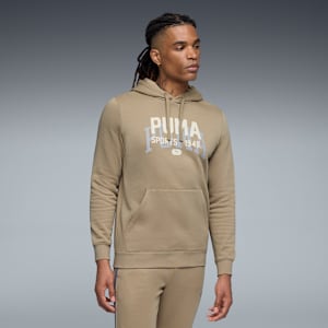 House of Graphics Men's Fleece Hoodie, Ice Coffee, extralarge