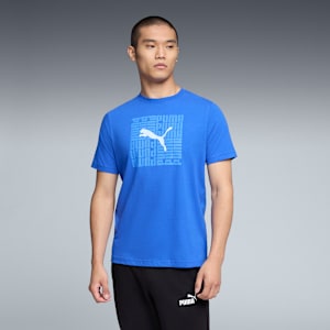 Graphic Box Tee US Men, Mountain Blue, extralarge