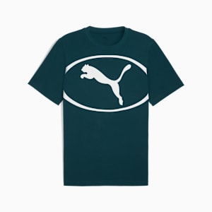 PUMA SPORT Graphic Tee US Men, Green Terrain, extralarge