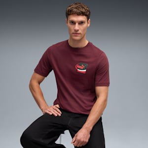 House of Graphics Men's Tee, Ruby Shimmer, extralarge