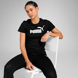Women's No. 1 Logo Tee, PUMA Black, extralarge-IND