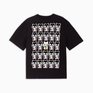 メンズ スーベニア マネキネコ 半袖 Tシャツ, PUMA Black, extralarge-JPN