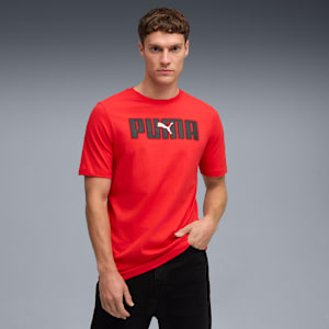 Essentials Logo Lab Tee US Men, For All Time Red, extralarge