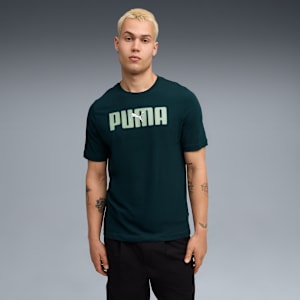 Essentials Logo Lab Tee US Men, Green Terrain, extralarge