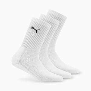 Heritage Inspired Crew Socks Pack of 3, PUMA White-PUMA Black, extralarge-IND