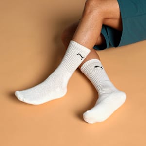 Heritage Inspired Crew Socks Pack of 3, PUMA White-PUMA Black, extralarge-IND