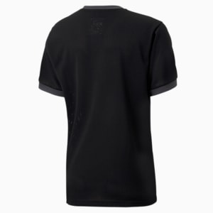 Camiseta de fútbol teamGOAL para niño, Puma Black-Asphalt