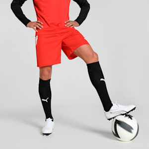 teamLIGA Men's Soccer Shorts, Puma Red-Puma White, extralarge