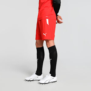 teamLIGA Men's Soccer Shorts, Puma Red-Puma White, extralarge