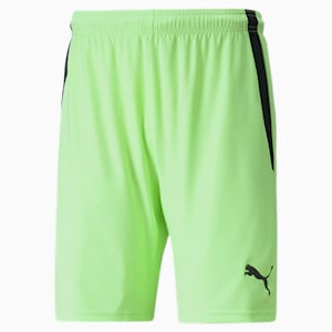 teamLIGA Men's Soccer Shorts, Fizzy Lime-Puma Black, extralarge