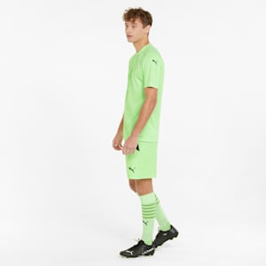 teamLIGA Men's Soccer Shorts, Fizzy Lime-Puma Black, extralarge