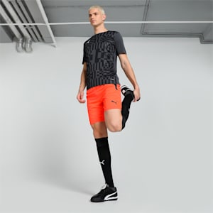 teamLIGA Men's Football Shorts, Nrgy Red-Puma Black, extralarge-IND