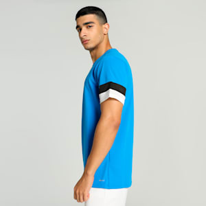 teamRISE Men's Football Jersey, Electric Blue Lemonade-Puma Black-Puma White, extralarge-IND