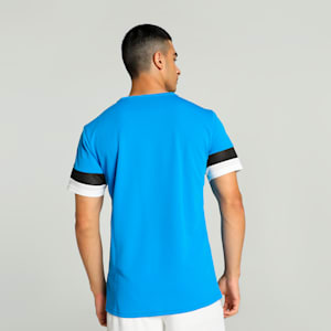teamRISE Men's Football Jersey, Electric Blue Lemonade-Puma Black-Puma White, extralarge-IND