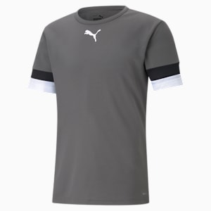 teamRISE Men's Football Jersey, Smoked Pearl-Puma Black-Puma White, extralarge-IND
