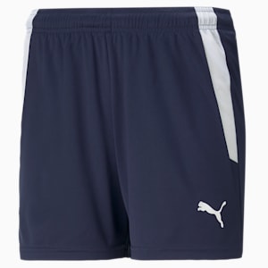 teamLIGA Football Shorts Women, Peacoat-Puma White, extralarge-GBR