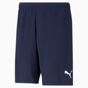 teamRISE Men's Football Shorts, Peacoat-Puma White, extralarge-IND