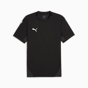 teamFINAL Men's Soccer Jersey, PUMA Black-PUMA White-Flat Dark Gray, extralarge